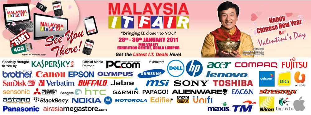 Malaysia IT Fair- Mid Valley 28-30 Jan 2011