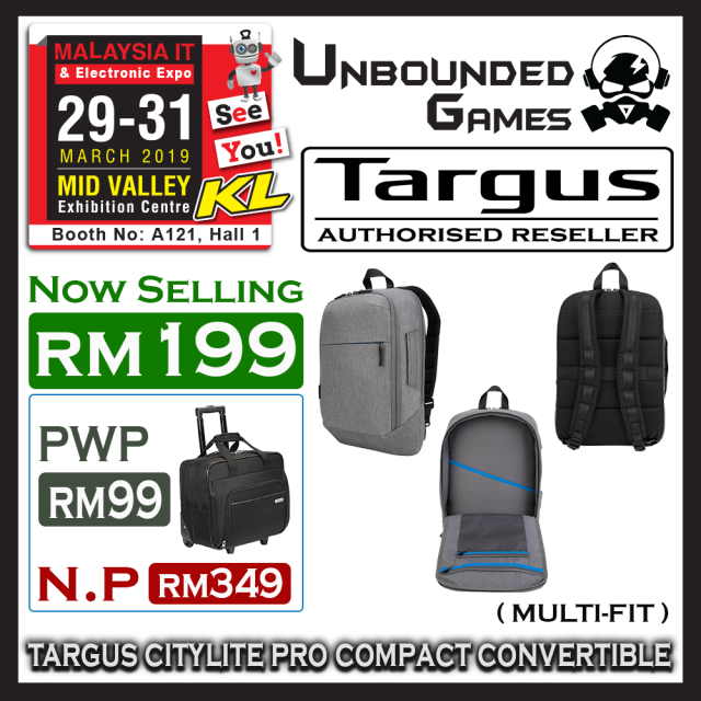 TARGUS CITYLITE PRO COMPACT CONVERTIBLE (MULTI-FIT)(1)